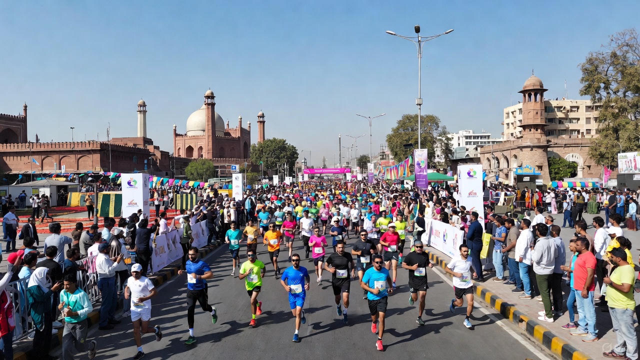 First-Ever Marathon Held in Lahore to Promote Fitness and Healthy Lifestyle.