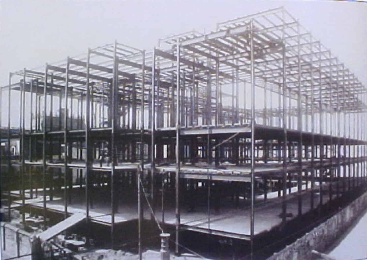 First Steel-Frame Skyscraper Construction Revolution